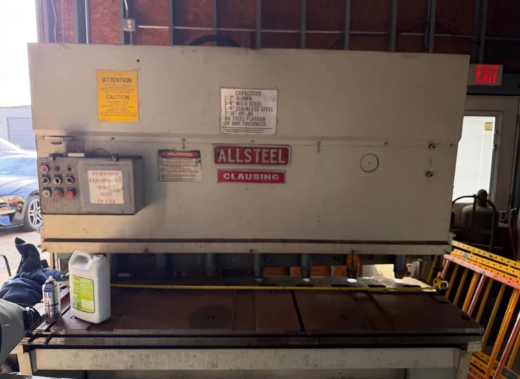 Used 1900 ALLSTEEL MODEL 3/8-6 Power Squaring Shears (Inch) Louisiana US | Revelation Machinery #1518327