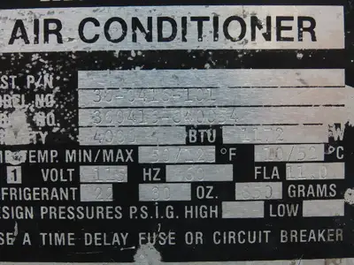 Mclean Midwest 36-0416-101 Electrical Enclosure Air Conditioner 4000 BTU 115V