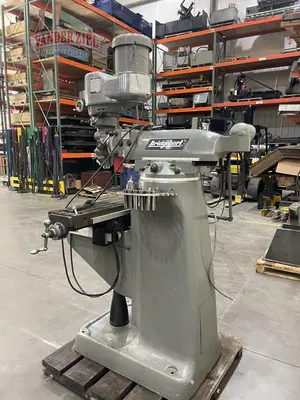Bridgeport Series I Vertical-Knee Mill, 2 HP, 9" x 42" Table