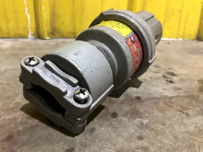 600V APPLETON ACP6034BC 3 WIRE 4 POLE POWERTITE METALLIC SLEEVE CLAMPING RING PLUG: STOCK 18972