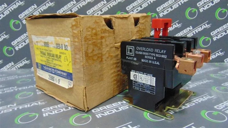 Square D 9065 SEO-9 B2 Thermal Overload Relay Series A 45A 600VAC New NIB