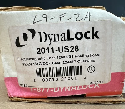NEW DynaLock 2011-US28-LP