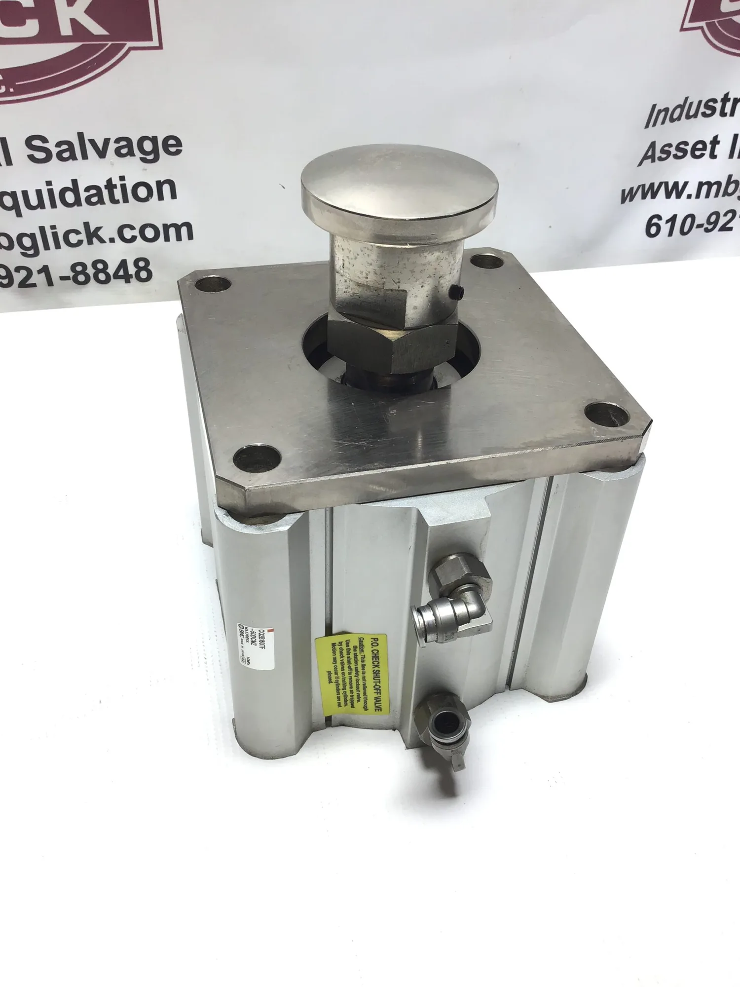 SMC CQ2B160TF-50DCMZ Compact Cylinder Stainless Steel Max Press 1.0MPa