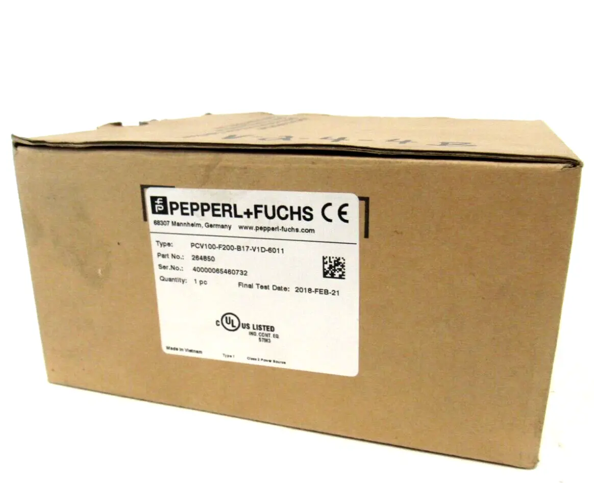 NEW PEPPERL+FUCHS PCV100-F200-B17-V1D-6011 OPTICAL READING HEAD 264850