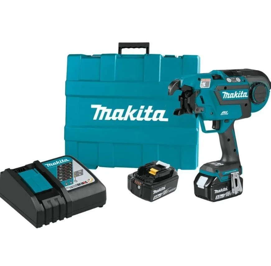 New | in-Stock MAKITA XRT01TK Rebar Tying Tool Kit 18V LXT Lithium-Ion Brushless Cordless Wire Tying Machines New York US | Echo #1744220