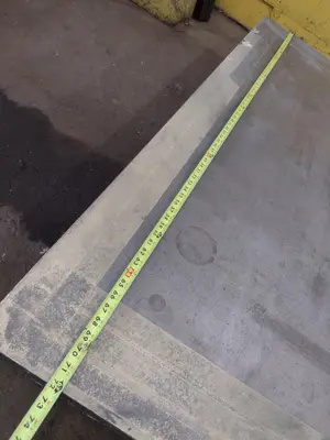10' X 6' X 13" STEEL LAYOUT TABLE: STOCK #23784