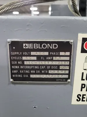 LEBLOND MAKINO Regal 11C Lathes, Toolroom | Machinery Central (19)