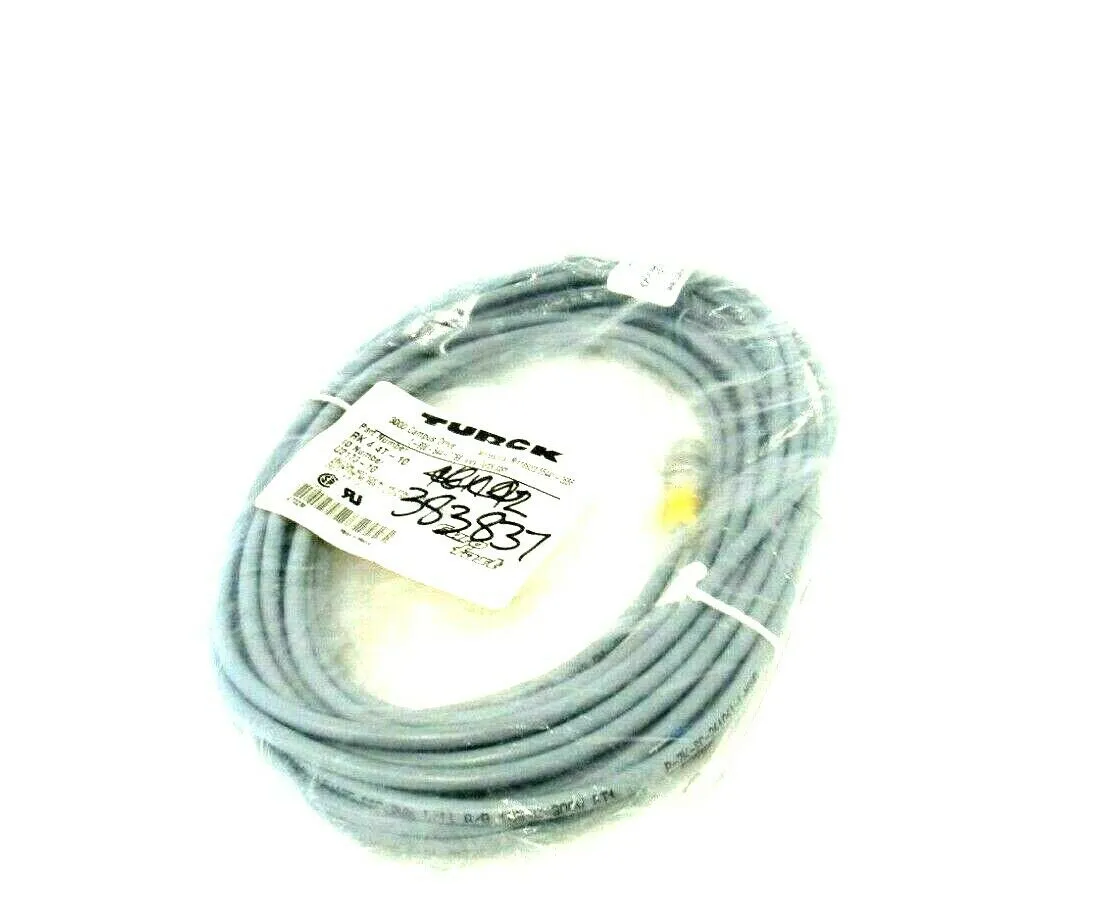 NEW TURCK RK 4.4T-10 CORDSET U2173-10 RK44T10