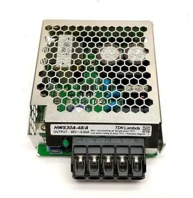 HWS30A-48/A | TDK-Lambda  Switching Power Supply 30W 100-240VAC 0.7A 48VDC 0.65A - Used