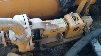 USED NATIONAL JWS-165-L, 4X5 TRIPLEX MUD PUMP PACKAGE