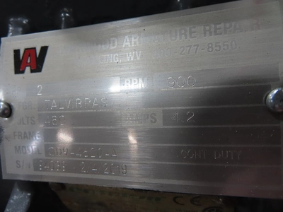 Carman Vibratory Motor, Refurbished, 2 HP
