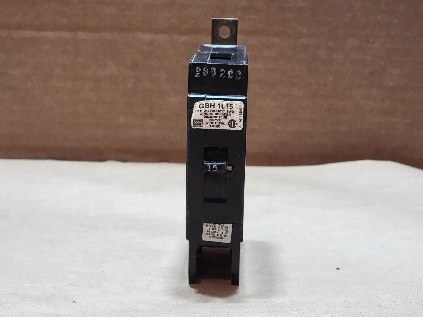 USED CUTLER-HAMMER GBH1015