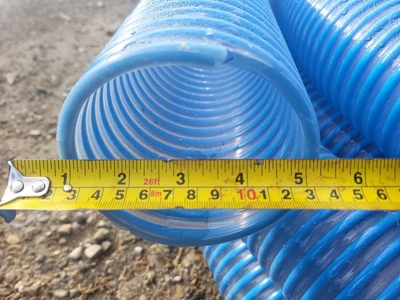 4" x 100 ft Flexible Hose Blue