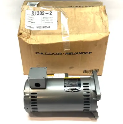 Used ABB Baldor-Reliance Electric Motor 0.75HP 115/230V 1-Phase 3450rpm A.C. Motors Michigan US | Maverick Industrial Sales #1392009