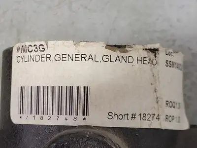 3" Bore Rod End/ Gland End Cylinder Head NB0129Z for Model CEF (Scrap)