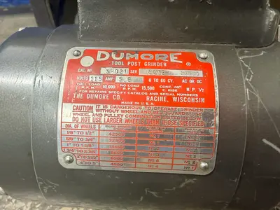 Used DUMORE 5021 Tool Post Grinders Ohio US | HGR 24 #1411350