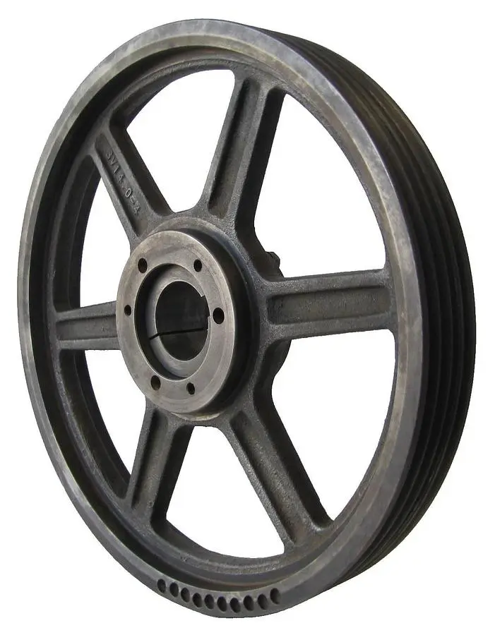 Four Groove 14" OD Pulley & 1-7/8" Keyed Bore Bushing 4-3V14 OSK