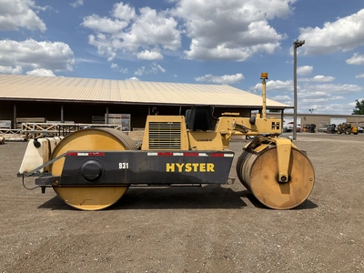 USED HYSTER C350B-D DOUBLE DRUM SMOOTH ROLLER