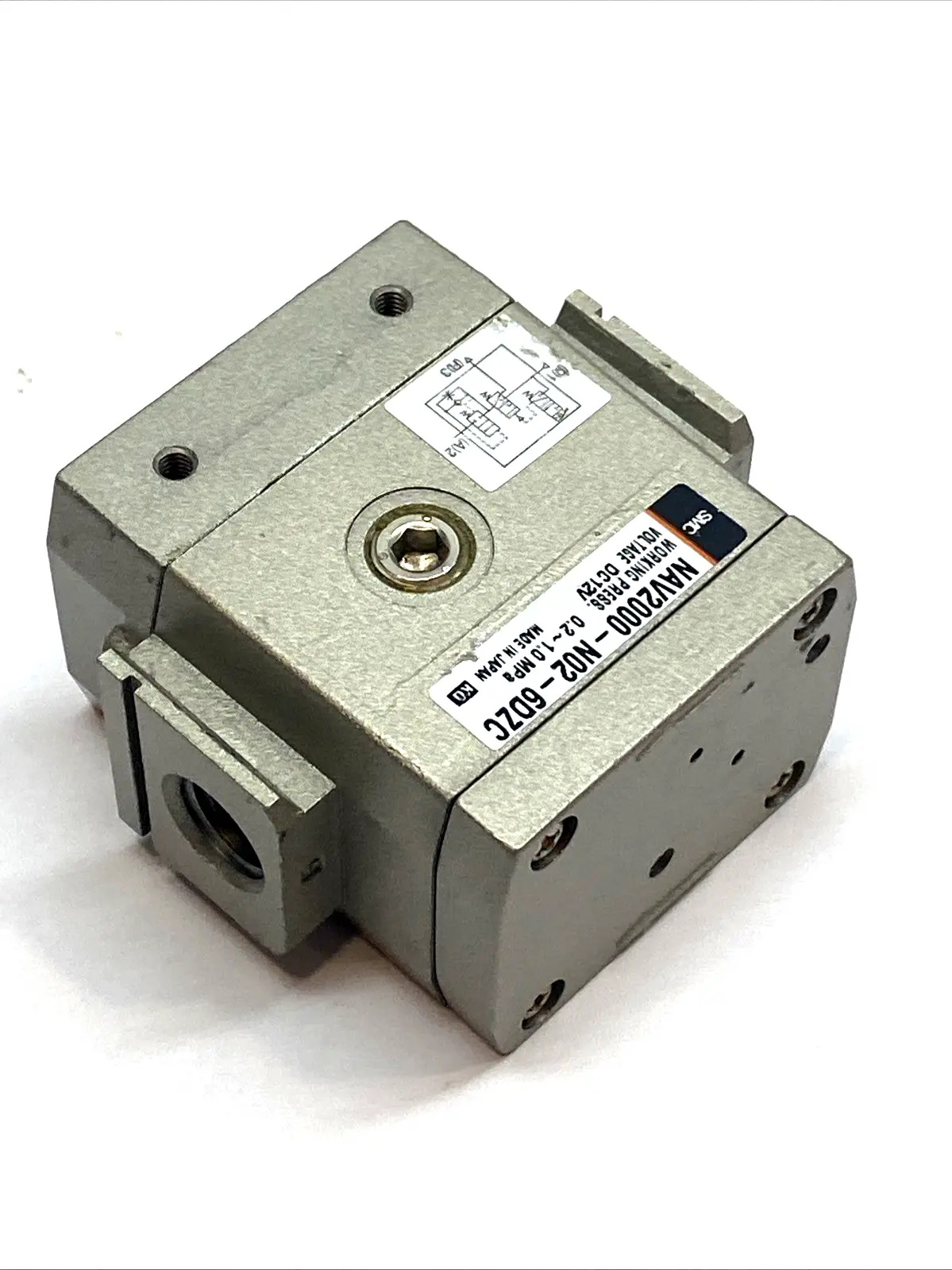 USED SMC SOFT START PNEUMATIC VALVE 1/4 IN PORT 0.2–1.0 MPA
