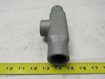 Appleton Unilet 1 T Form 35 Conduit Body Box Enclosure W/ Cover and Gasket