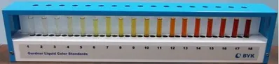 QTY. 1. BYK GARDNER LIQUID COLOR STANDARDS, 18 COL...
