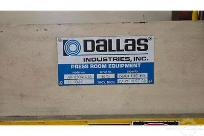 USED DALLAS DJJ 15,000 #42 & DPS-3-1/2 -7-42