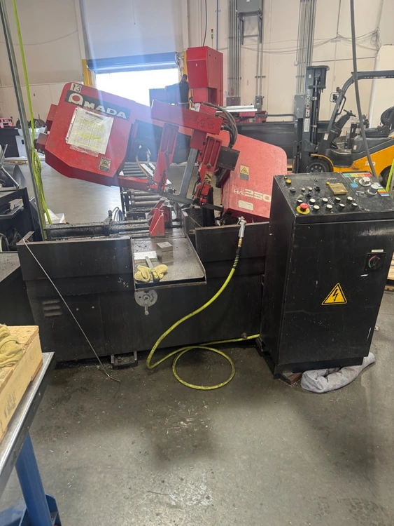 Used 2014 AMADA HA-250W Horizontal Band Saws California US | Wheeler Machinery Sales #1361968