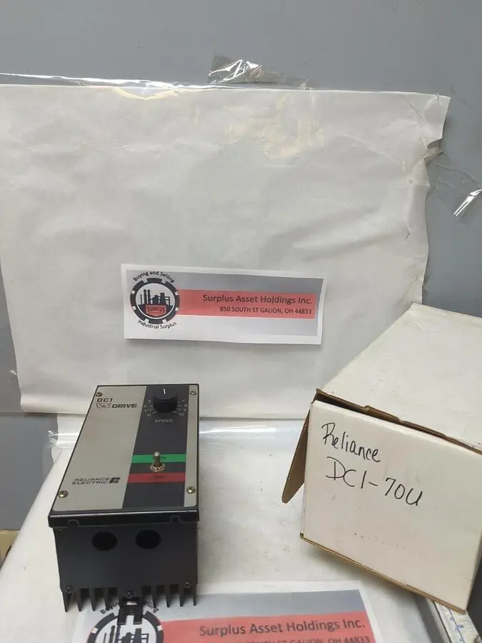 Used RELIANCE DC1-70U Industrial Controls | Surplus Asset Holdings #1221796