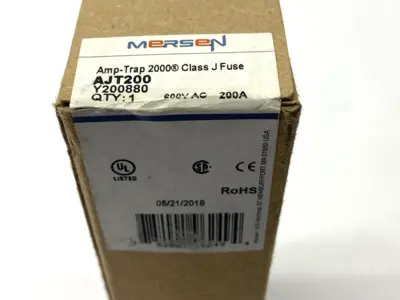 NEW MERSEN INDICATOR FUSE DUAL ELEMENT TIME DELAY CLASS RK5 8A LOT OF 2