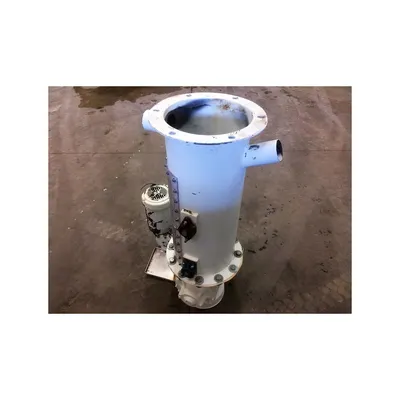 Used 10" Semco Rotary Valve w/ Dual Shaft Agitated Hopper