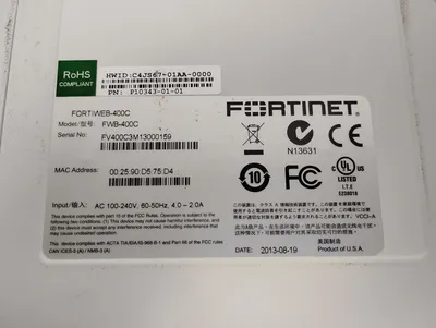 USED Fortinet Fortiweb 400C