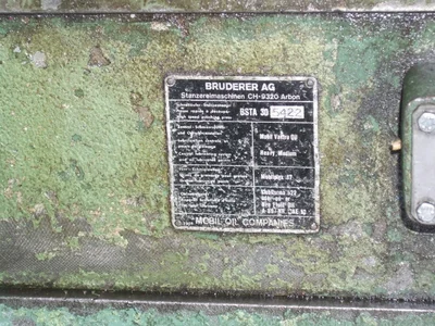 USED 1989 BRUDERER BSTA 30