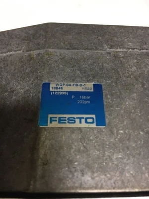 Used Festo VIGP-04-FB-D-1 Valves/Fittings Indiana US | J&J Industrial Supply #513663