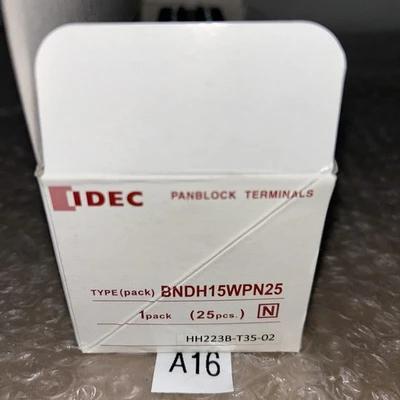 NEW IDEC BNDH15WPN25 Pk of 25