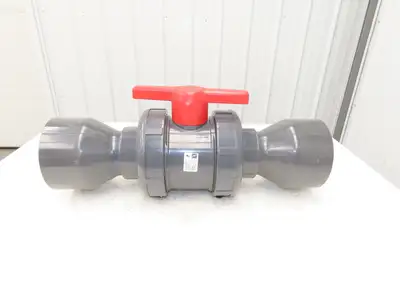 Spears 2322-060  6" Union Ball Valve PVC EPDM Venturi Socket Ends 150psi