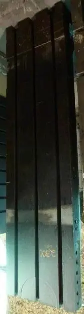 20" x 78" Angle Plate, (3) Vertical T-Slots