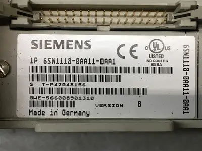 USED SIEMENS 6SN1118-0AA11-0AA1 6SN1123-1AA00-0BA1