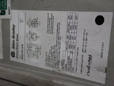 USED ALLENBRADLEY 280DF12Z10CGRW3PI