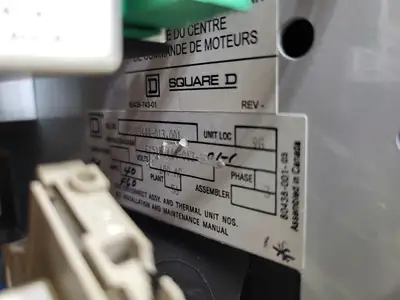 USED SQUARE D MODEL 6