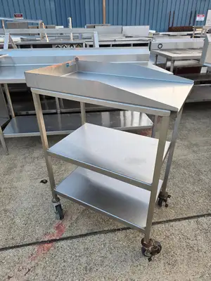 Used Falcon Restaurant Supply Used 18" X 30" Stainless Steel Equipment Stand with Casters - FG9 - SS402 Restaurant Equipment (Miscellaneous) Illinois US | Falcon Restaurant Supply #1373557