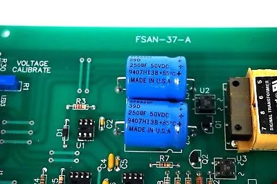USED NVF CO. 034-655-A PC BOARD FSAN-37-A 034655A