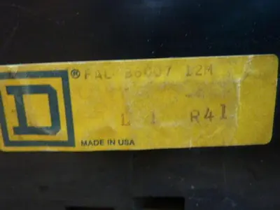 USED SQUARE D FAL3600712M