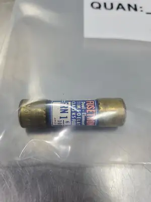 USED Fusetron FRN 1 6/10 Dual-Element Time Delay Fuse, 250V, 6/10A