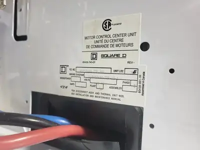 MCC Unit 25 hp, Nema 2