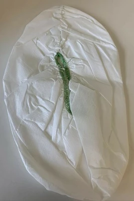 Disposable Shoe Covers White (Large Lot 12 Of These Are Non Slip) Size ?
