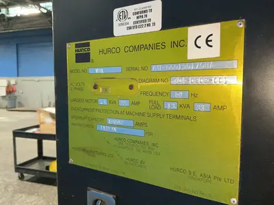 Used 2007 HURCO VM1 Vertical Machining Centers Ohio US | HGR 24 #1556732
