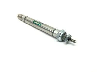 SSR-05-1 | Clippard  Pneumatic Cylinder SS Stud Mount Rotating Rod - Used