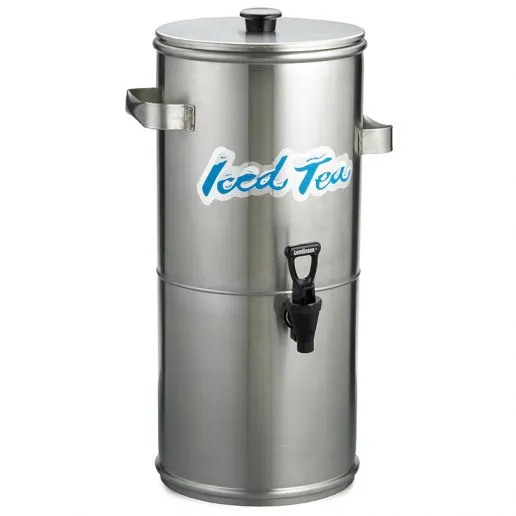New | in-Stock Tablecraft New Tablecraft 1958 3 Gallon Stainless Steel Cold Beverage Drink Tea Dispenser Beverage Dispensers Illinois US | Falcon Restaurant Supply #1376151