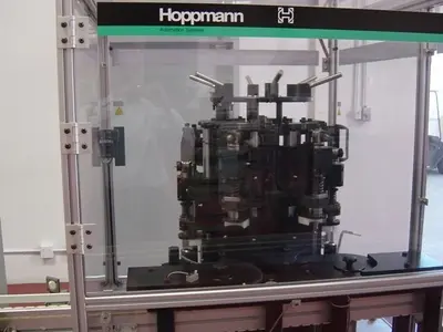 Hoppmann, filling & capping line, 8-station, conveyor control