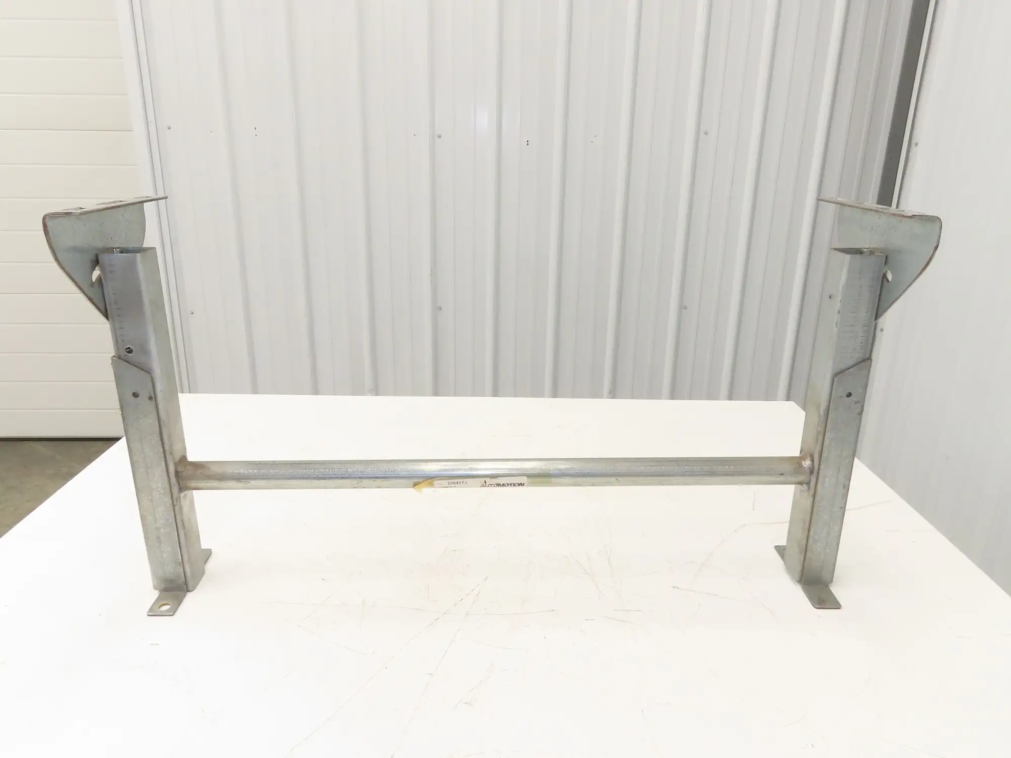 Automotion 30"W Conveyor Leg Stationary Floor Support 16" to 24"H Galvanized